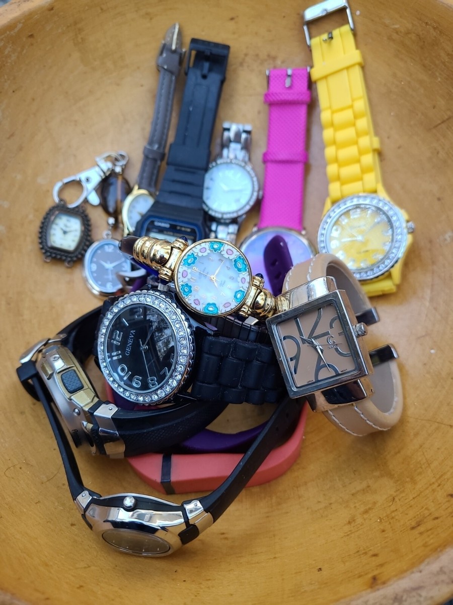 Vintage Watch Lot Of 15 Untested Watches For Repair/Parts | eBay display picture 2