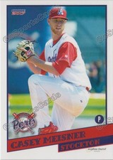 2017 Stockton Ports Casey Meisner RC Rookie Oakland Athletics