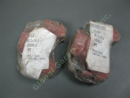 2 Victaulic 2" x 3/4" s/920N-E NPT Mechanical-T Red Bolted Pipe Branch Outlets - Picture 1 of 9