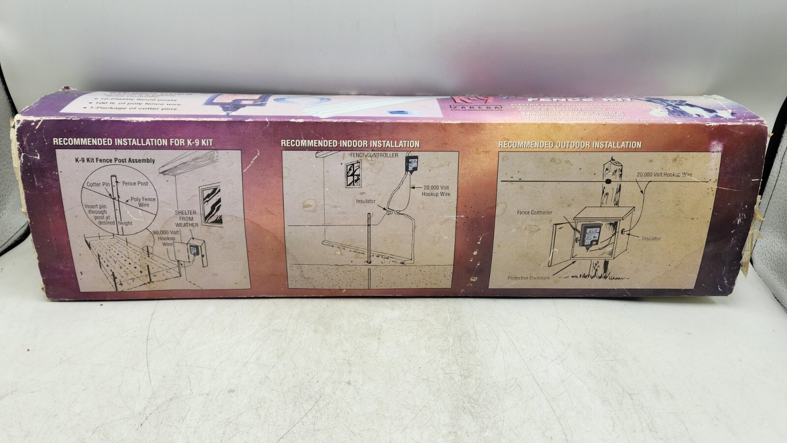 Zareba K9 Pet and Garden Electric Fence Kit 100 ft for Yard or Farm New