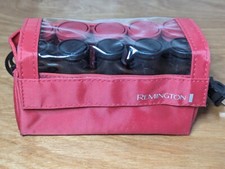 Remington All That Hot Rollers 10 Hair Curlers Travel Case Red H1015 NO Clips