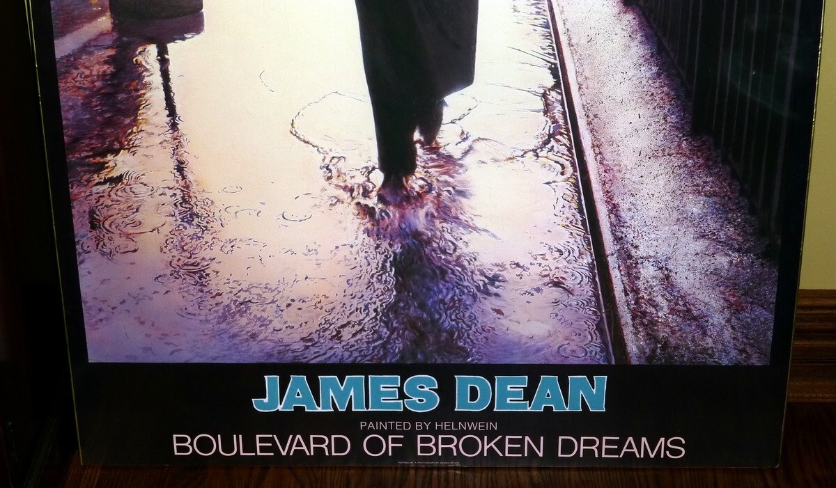 コレクション JAMES DEAN / BOULEVARD OF BROKEN DREAMS JAMES DEAN,BOULEVARD OF BROKEN DREAMS BY HELNWEIN,RARE 1987