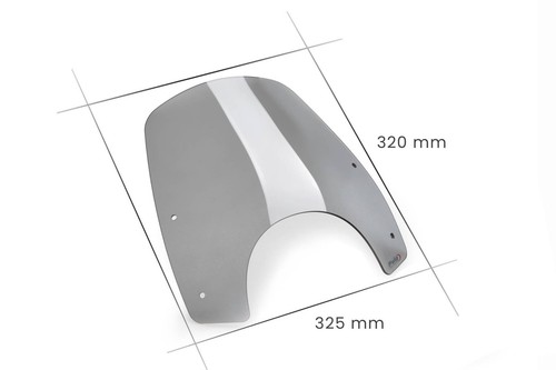 Deflector De Parabrisas Deportivo Puig Negro Opaco Honda CL 500 2023 - 2025 - Imagen 2 de 9