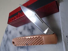 Kershaw Culpepper Barlow Pocket Knife 4383TCU D2 All Copper Folder 7.25" Open