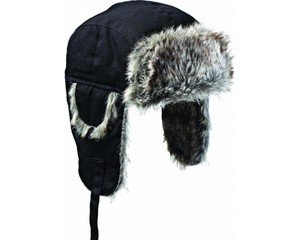 mens fur lined winter hat