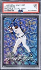 1998 Metal Universe - Precious Metal Gems - #129 CHILI DAVIS /50 - PSA 7