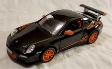 Kinsmart - 1:36 Scale Model 2010 Porsche 911 GST RS Black (BBKT5352DB)