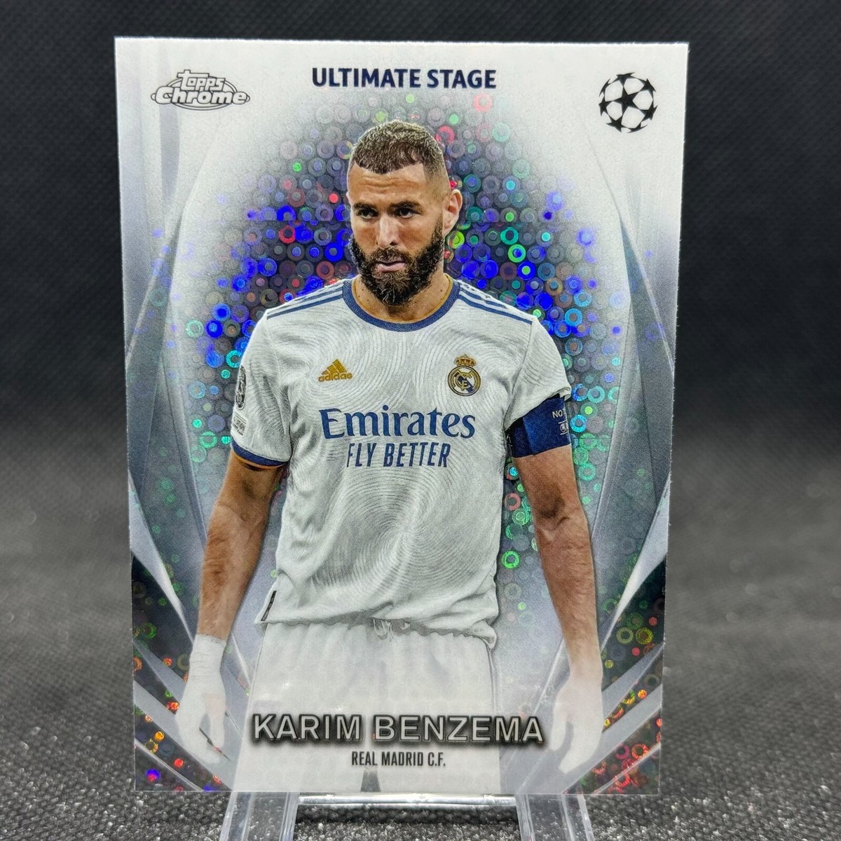 Karim Benzema 2023-24 Topps UEFA Club Competitions Chrome Ultimate 
