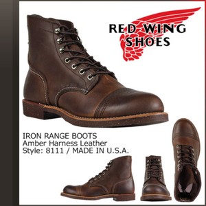 Red Wing 8111 Iron Ranger Amber Harness Leather 13d Us Men Ebay