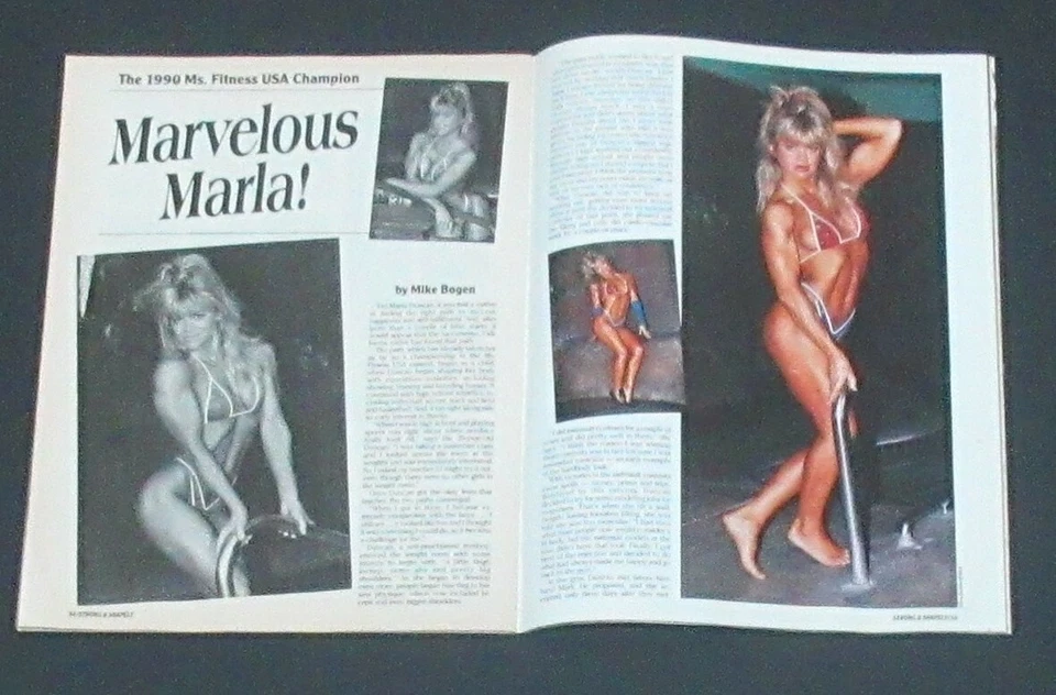 Strong & Shapely  Magazine 1992 Debbie Kruck Dobbins Marla Duncan Janet Tech VF - Image 3 of 4