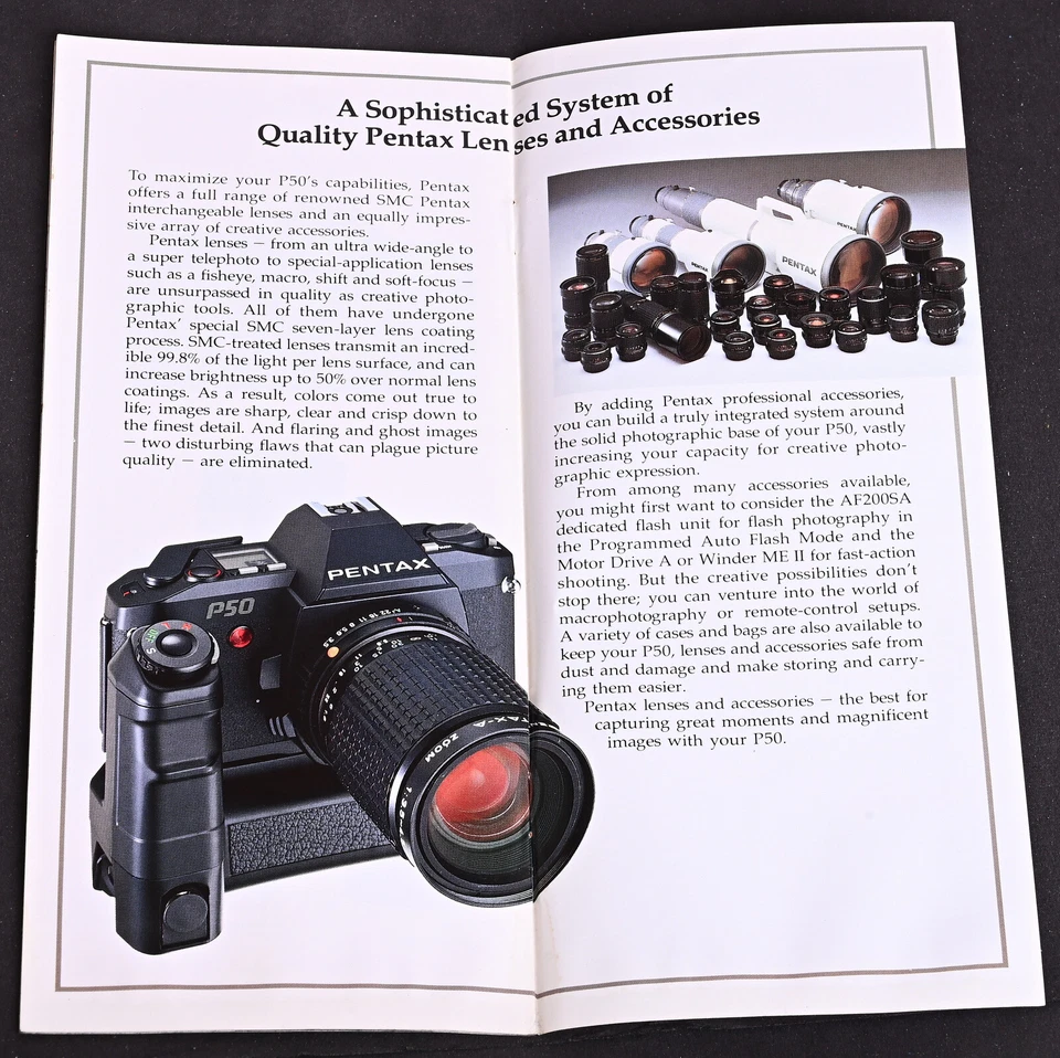 Original Pentax P50 Camera Brochure - Excellent - Image 4 of 4