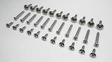 SET OF 33 CHROME INTERIOR SCREWS! FOR ALL FORD CAR/TRUCK F150 MUSTANG BRONCO ETC