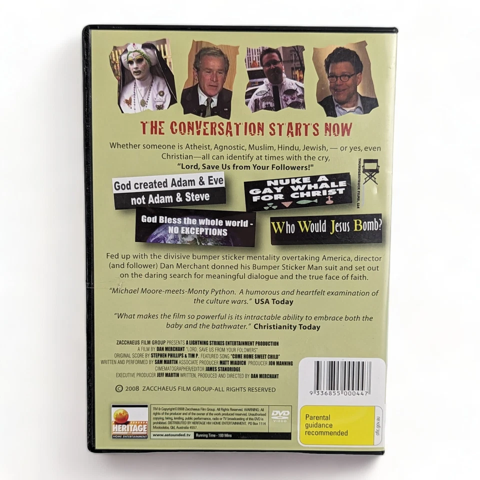 Lord Save Us From Your Followers DVD Al Franken, George W Bush, Bono DOCUMENTARY - Image 2 of 4