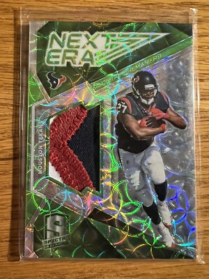 2017 Panini Spectra D'Onta Foreman Next Era Jerseys Neon Green 9 09/25 Tr- Color
