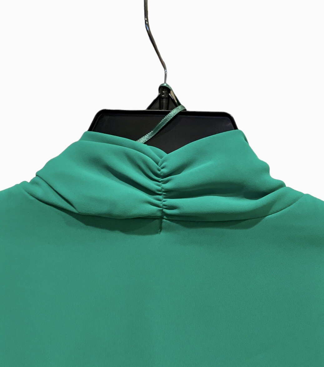 Zara Basic Womens Blouse Small Pullover Green Top… - image 9
