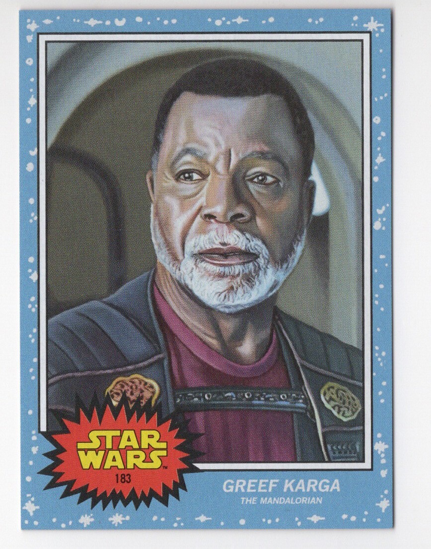 Greef Karga 2021 Topps Star Wars Living Set Card The Mandalorian #183