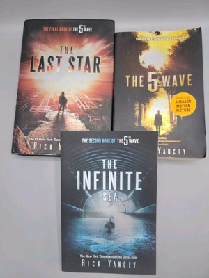 The 5th Wave, The Infinite Sea, The Last Star by Rick Yancey PB/HB lot of 3