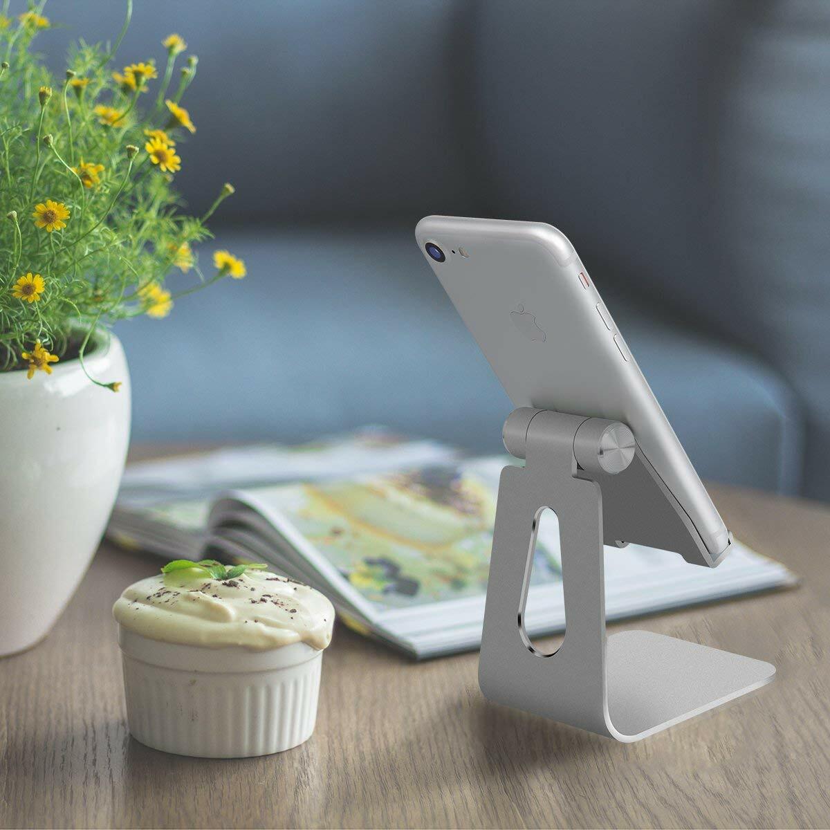 Cell Phone Stand Tablet Switch Aluminum Desk Table Holder