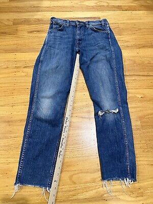 Vintage Levis Jeans Mens 28x26 Blue Slim LVC 606 Big E Vintage Levis Jeans Mens 28x26 Blue Slim LVC 606 Big E
