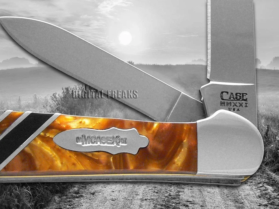 Navaja de Bolsillo Case xx Vault Copperhead 24K y Perla Negra Corelon 9249W-24KBLK Foto 4 de 4