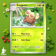 Exeggutor 2/131 Evoluzioni Prismatiche Pokemon TCG Card Erba Singola Trading Card