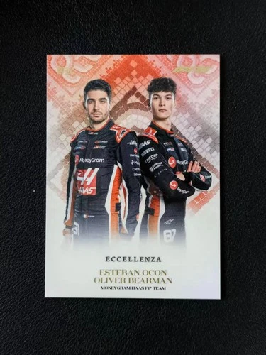 2025 Topps Eccellenza F1 Esteban Ocon Oliver Bearman LA SQUADRA XYDK