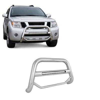 Black Horse Max Beacon Bull Bar No skid plate SS fit 2005-2021 Nissan Frontier