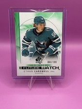 2024-25 SP Authentic - Future Watch Ethan Cardwell #187 Limited Green /199 (RC)