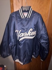 Vintage New York Yankees Majestic Satin Bomber Jacket NWT