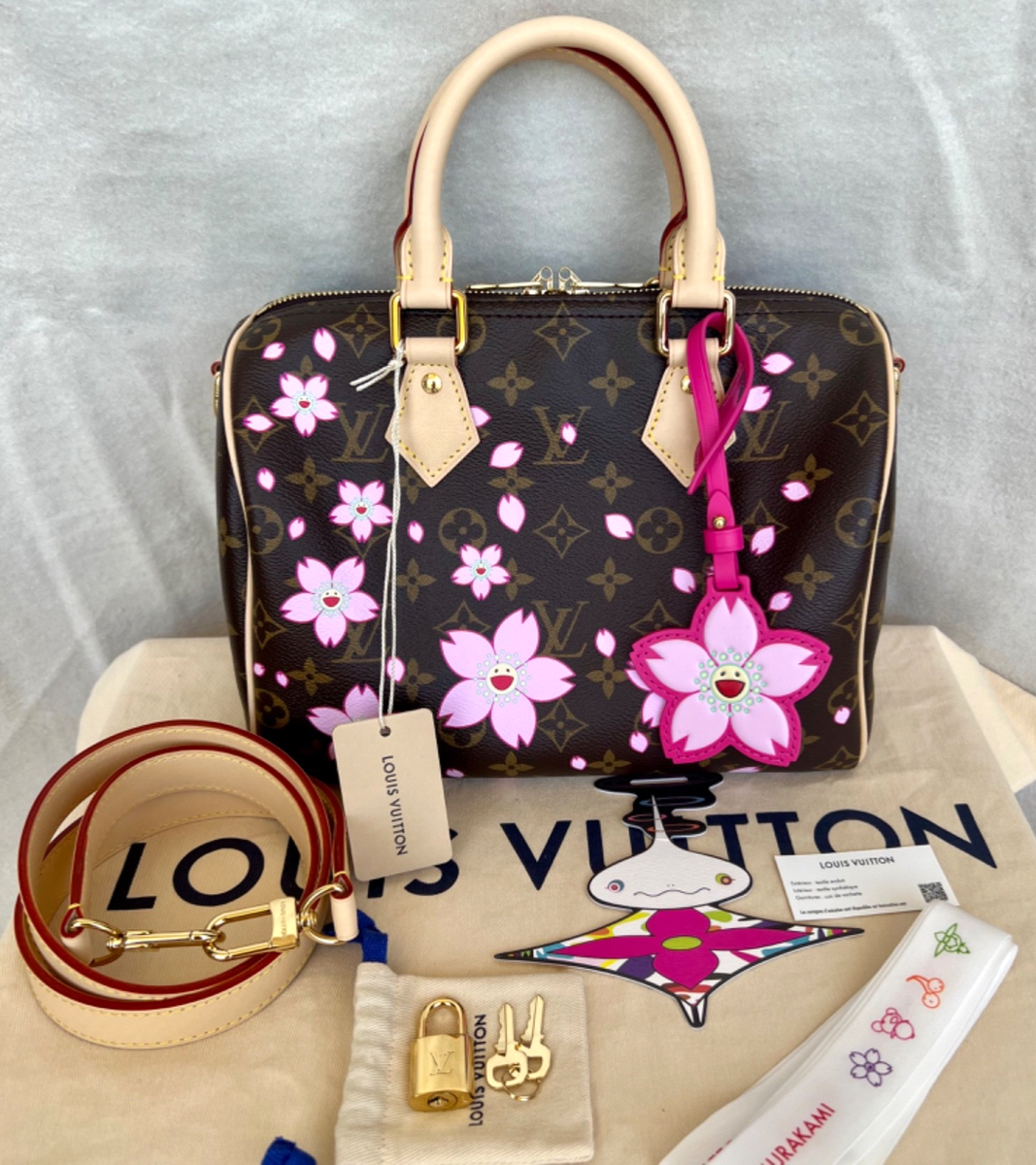Vuitton Speedy Lv Murakami Cherry Blossom Bag Takashi Murakami
