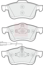 Brake Pads Set Front PD3273 Apec Blue 51928529 77365396 1605164 1605182 95511378