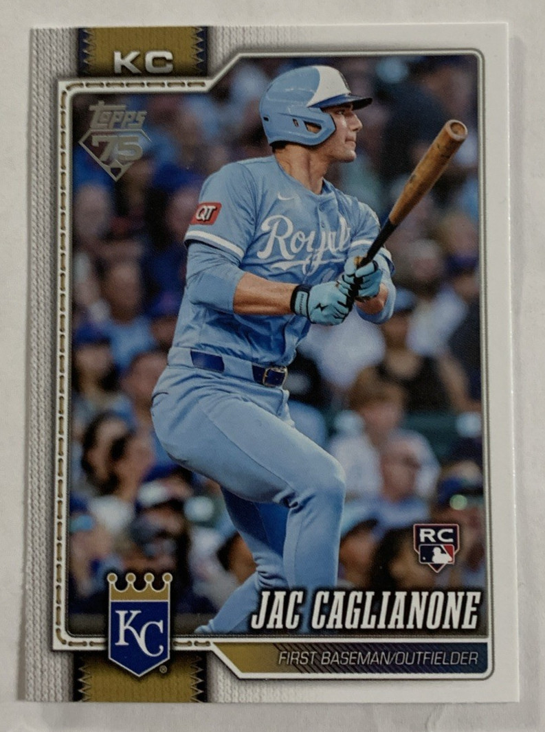 2026 Topps Rookie Jac Caglianone Kansas City Royals #138