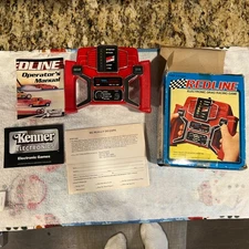 VINTAGE KENNER REDLINE ELECTRONIC DRAG RACING GAME 1980 WITH BOX NOS