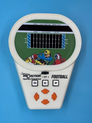 Vintage Caprice Pro Action Electronic Computerized Football Game