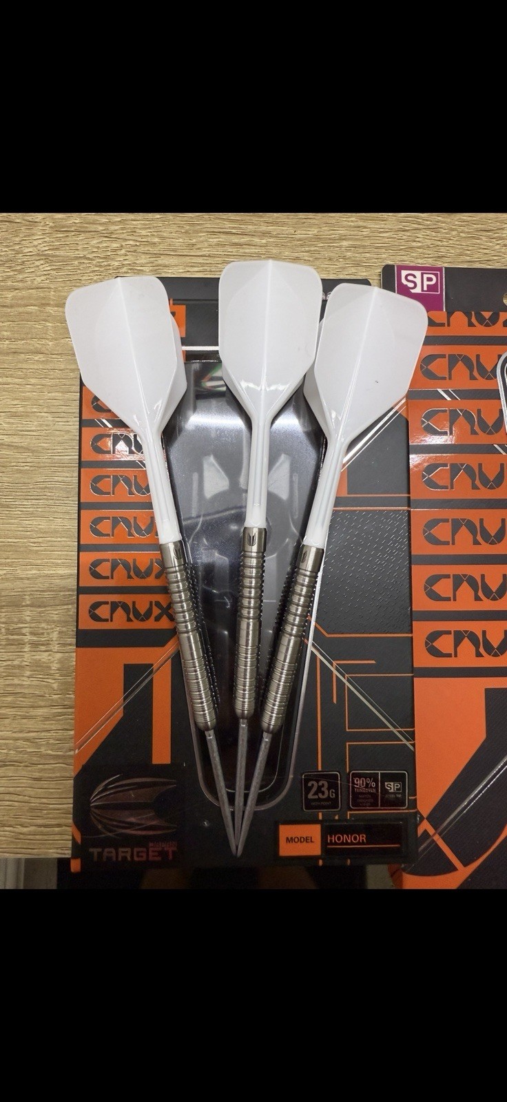 Ruthless Winners Black & Red - Front Knurl - Steel Tip Dart Set - 25g | Red Rose Darts