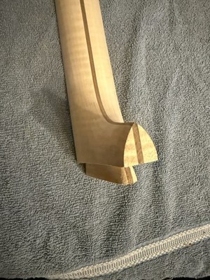 14 Fret Flamed maple /walnut/Fl maple  Dovetail acoustic neck With Block