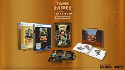 Tomb Raider 1-3 Remastered Lara Croft Deluxe Edition Sony PlayStation 5 Pro PS5