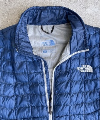 The North Face ThermoBall Blue Quilted Lightweight Men's Puffer Jacket S