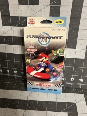 Mario Kart Wii Trading Card Collector s Box Enterplay Nintendo SEALED 2009 RARE