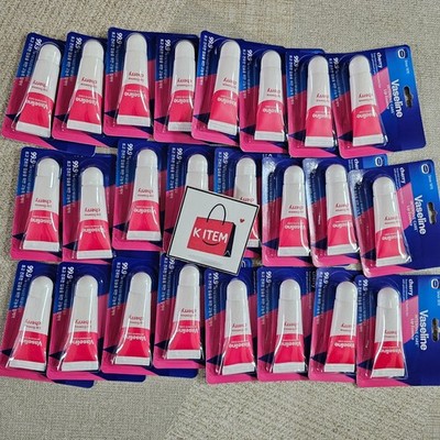 Vaseline Intensive Lip Care Essence Balm Cherry - 10ml x 24 Pieces / Tracking