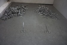 95 pairs of hemostats and 85 pairs of scissors!!!