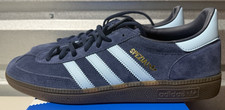 adidas Handball Spezial Mens Size 9 Navy Blue Sky Gum Suede BD7633 NIB