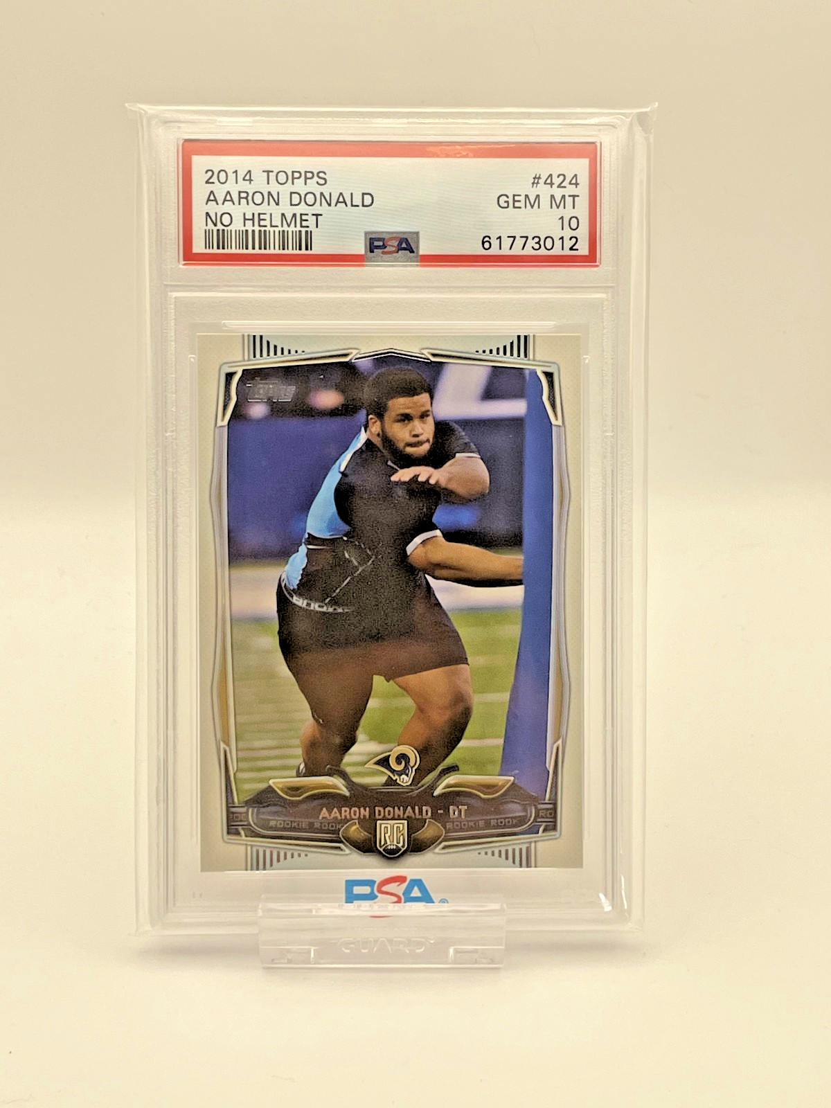 Aaron Donald Topps #424 No Helmet