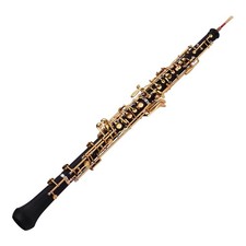 Btuty Professional C Key Semi-Automatic Oboe with Pure Gold-Plated Keys, Oboe Re