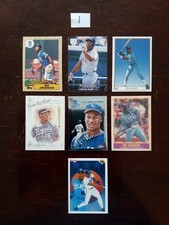 7 Card Lot BO JACKSON Baseball 1987 Topps #170 +6 Others Near Mint  SEE PIC