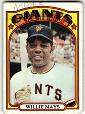 1972 Topps - Willie Mays #49 HOF