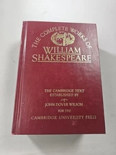 The Complete Works of William Shakespeare 1983 Cambridge John Dover Wilson Book
