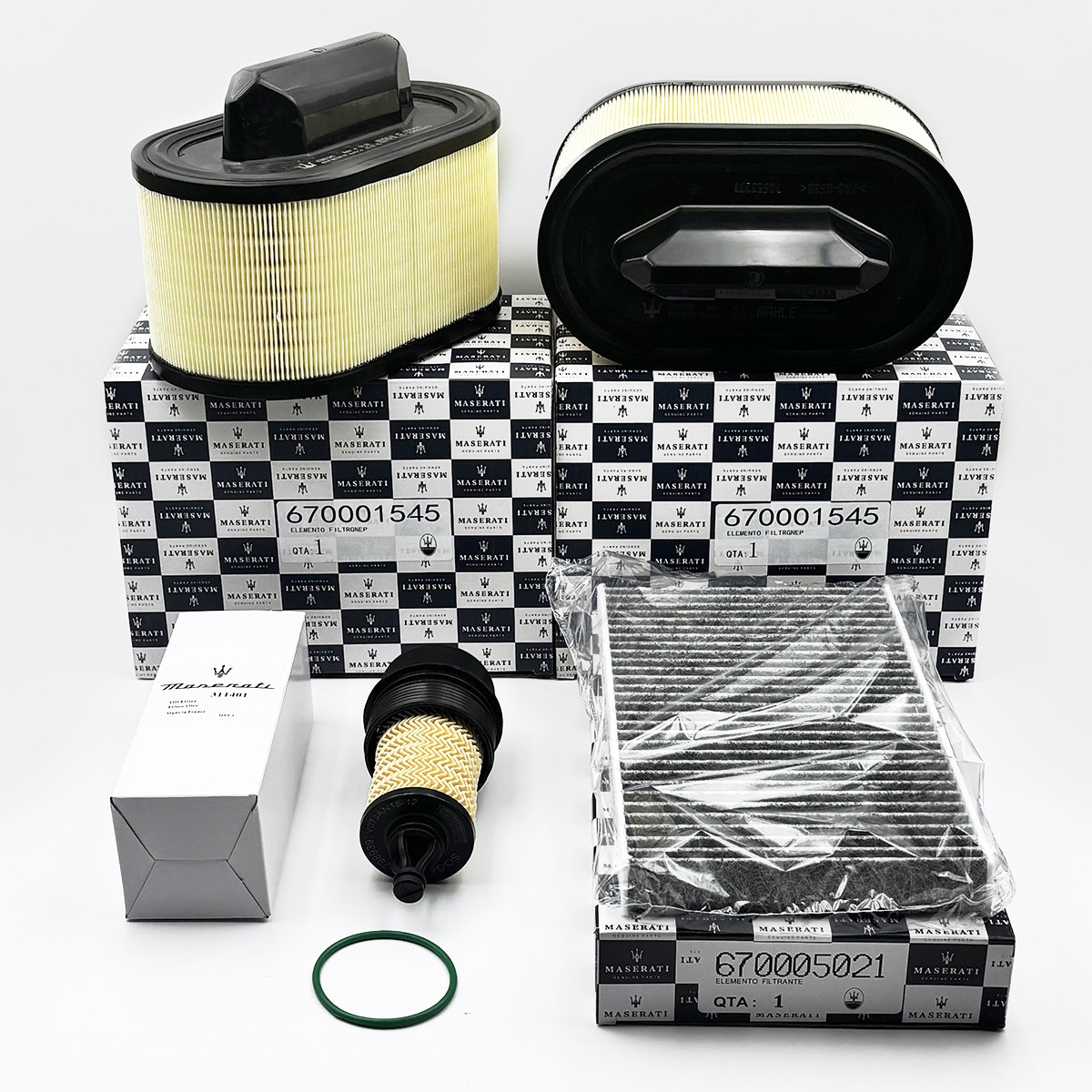 Maserati Ghibli Quattroporte & Levante Oil Filter, Air Filter,Ac Filter NEW