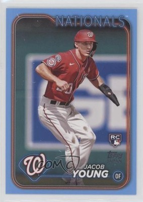 2024 Topps Japan Edition Blue 91/150 Jacob Young #153 Rookie RC 05ol