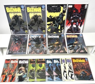 Absolute Batman Mega Lot Of 18 - Issue #1 - 15 Mixed Covers And Prints New (NM)